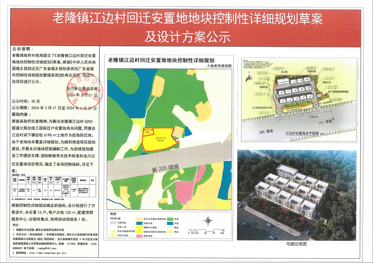 老隆镇江边村回迁安置地地块控制性详细规划.png